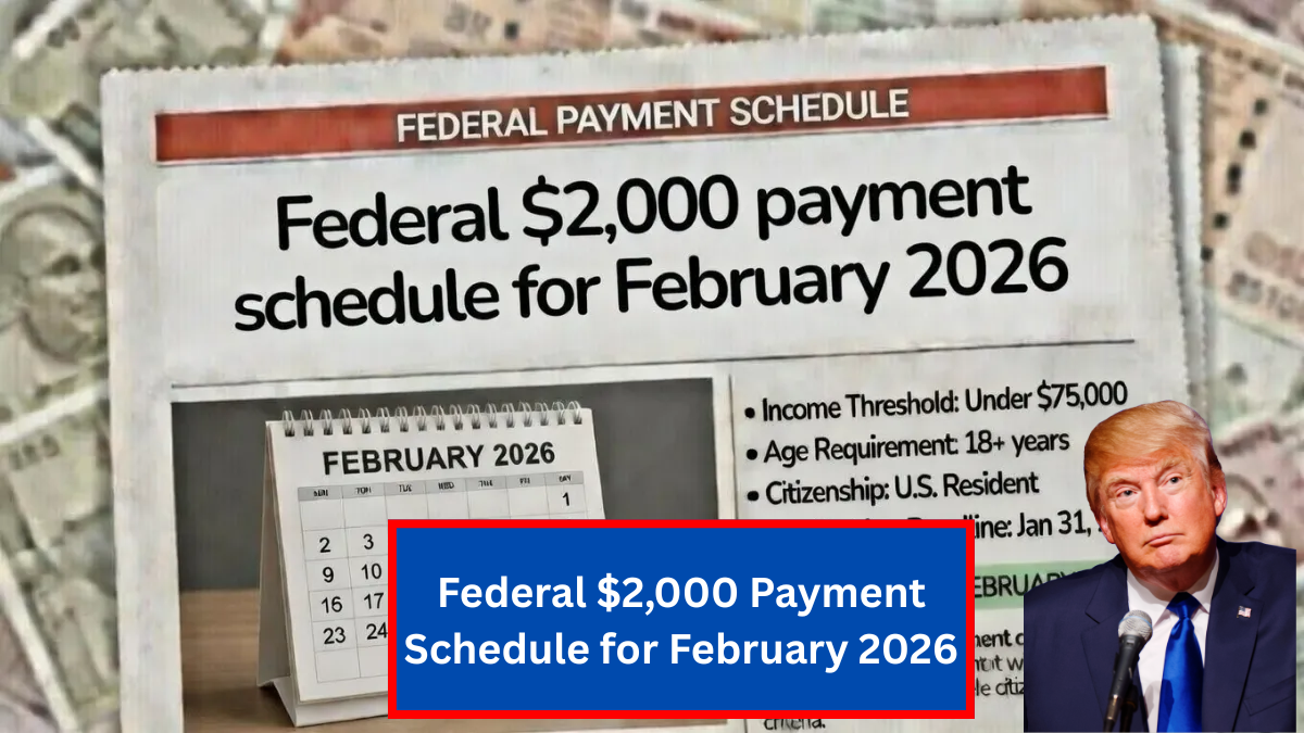 Federal $2,000 Payment Schedule for February 2026