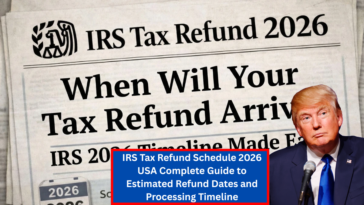 IRS Tax Refund Schedule 2026 USA Complete Guide to Estimated