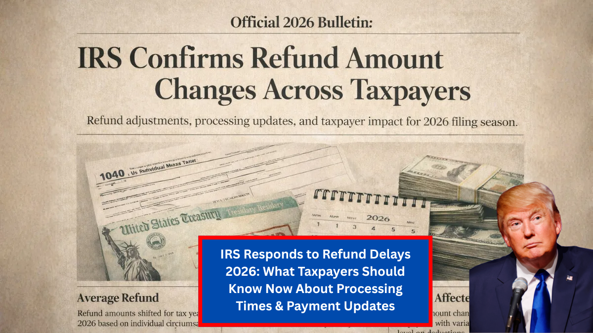 IRS Responds to Refund Delays 2026