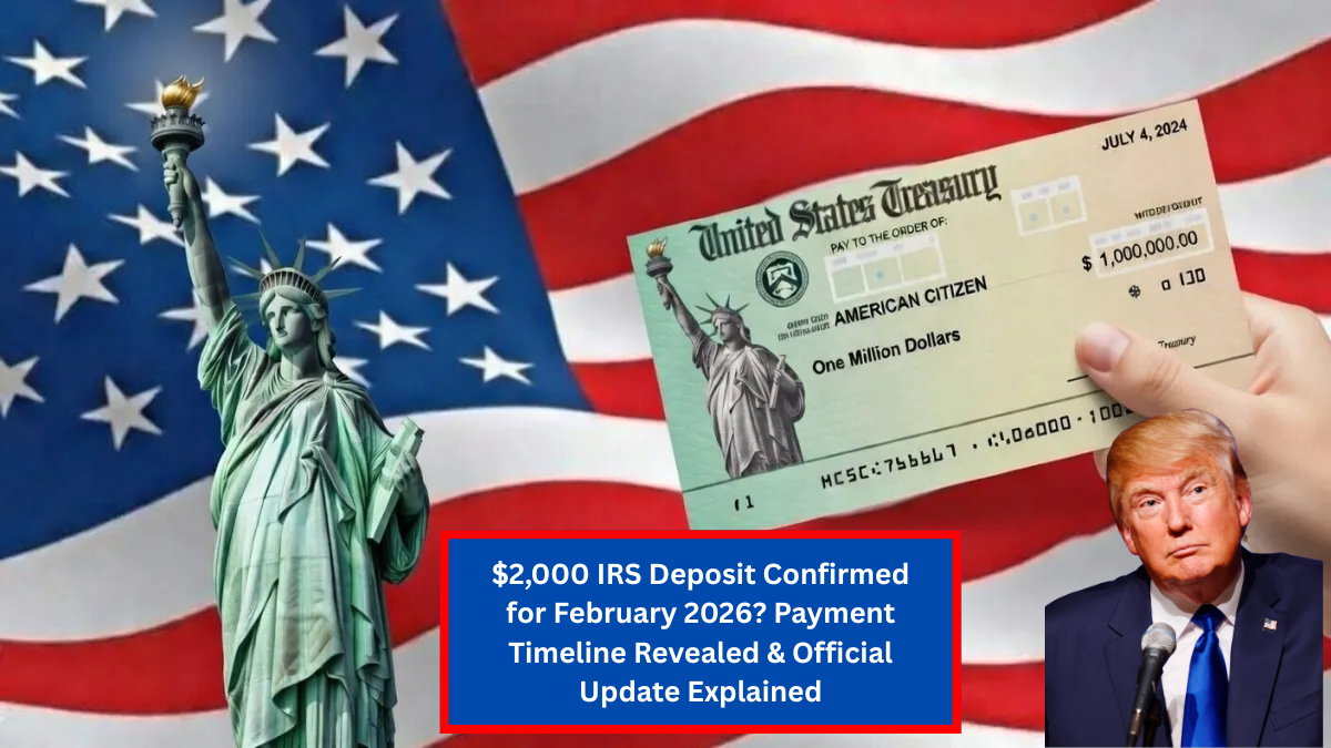 $2,000 IRS Deposit Confirmed for February 2026