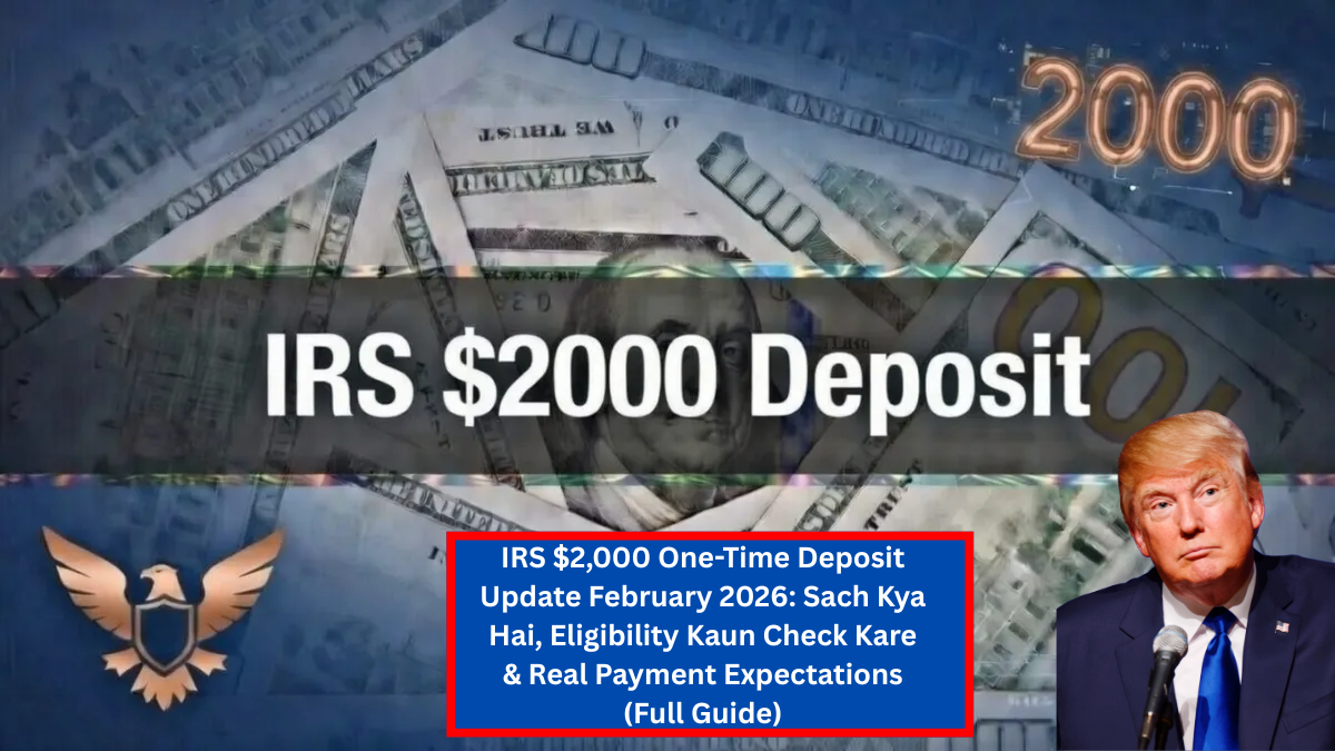 IRS $2,000 One-Time Deposit Update February 2026
