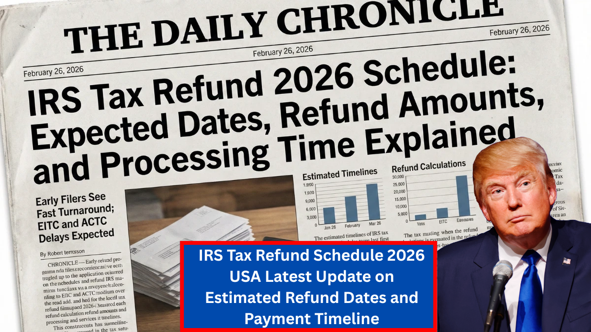 IRS Tax Refund Schedule 2026 USA Latest Update